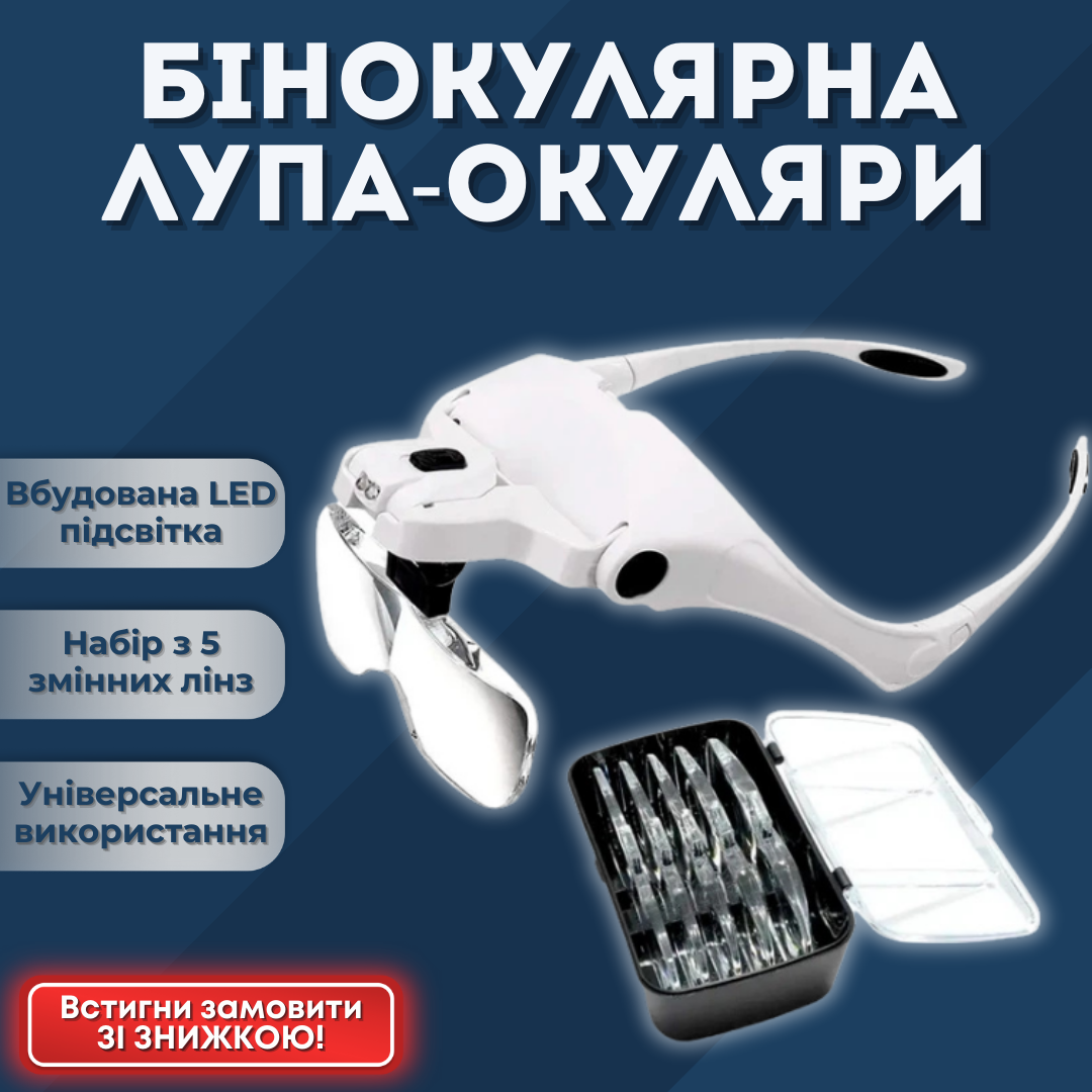 Бінокулярна лупа-окуляри